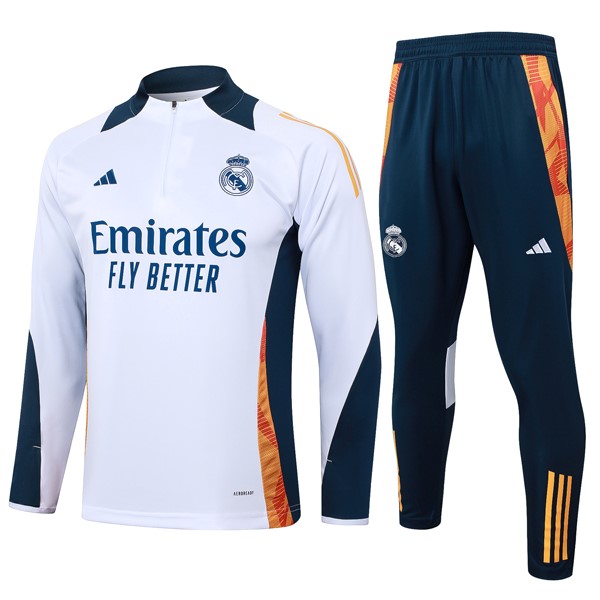 Sudadera De Training Real Madrid 2024-2025 Blanco 3